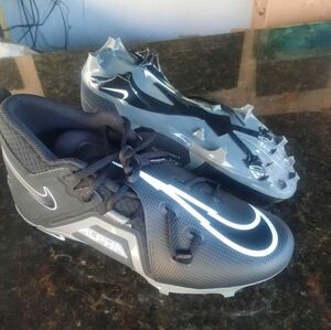 Nike Alpha Menace Pro 3 Shadow Black Football Cleats CT6649-010 Men's Size 9